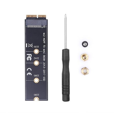 M.2 NVME SSD -muunninkortti MacBook Air Pro Retina 2013-2017 -malleille NVME/AHCI SSD -päivityssarja malleille A1465 A1466 A1398 A1502 [DB]