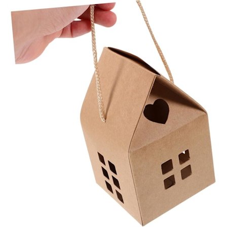 5 stk bærbar eske bulk sjokolade godteri sesongmessige kakebokser favoriserer gjenstander for gaver gaveesker papir trehus husholdning