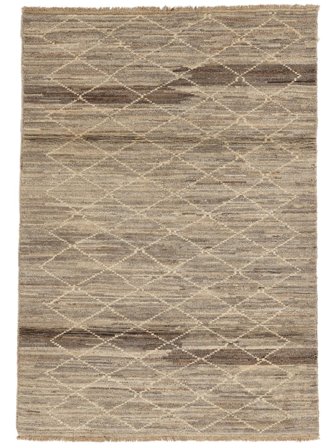 Small Berber Style Rug 120X171 Wool