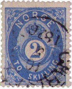Norge 1872-1875 - AFA 17 - Stemplet