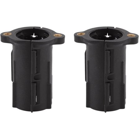 2 stk. plastik køkkenmøtrikker med fast base, vaskarmatur tilbehør, armaturmøtrik fiksering, vaskarmatur fiksering, løs møtrik