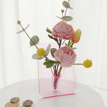 Ramme Vase Bordplate Dekorativ ROSA