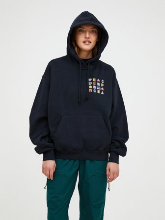 Terry Graphic Hood Women