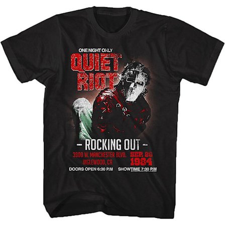 Rocking Out Quiet Riot T-shirt
