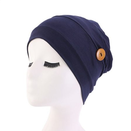 Kvinder Turban Kemo Hat NAVY