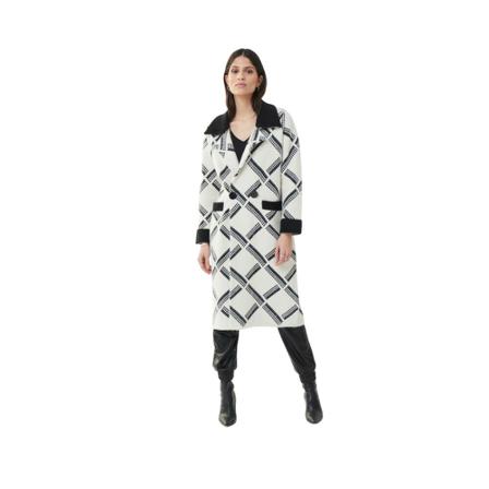 Joseph Ribkoff, Down Coats Wit, Dames, Maat:L