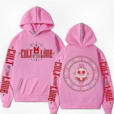 Anime-inspirert Cult Of The Lamb hettegenser for kvinner og menn – Stilig bekledning for fans av spillet