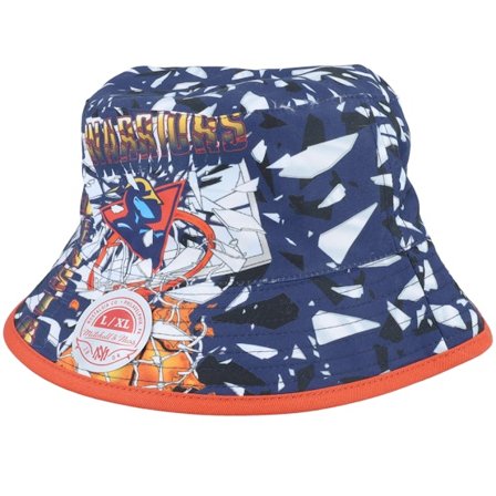 Mitchell & Ness - Blau Bucket Hut - Shattered Big Face Navy Bucket @ Hatstore