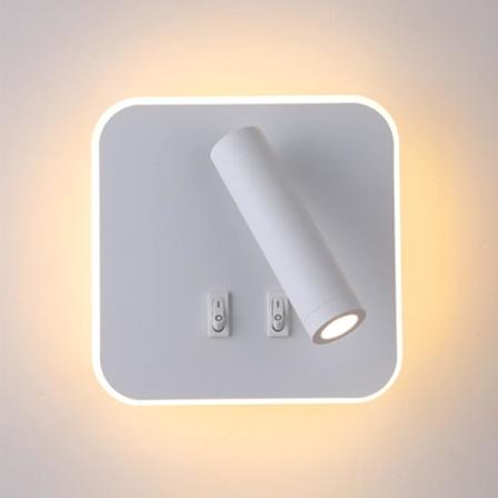 LED-vägglampa sänglampa läslampa 12W LED-vägglampa läsning L