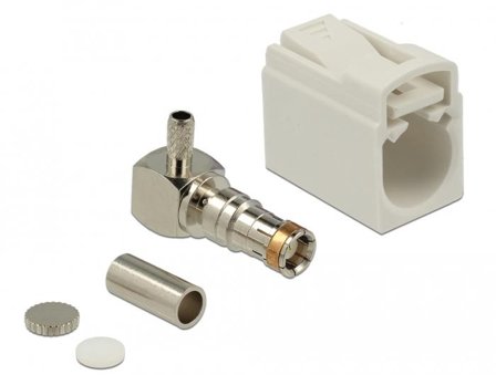Delock FAKRA B jack 90Â° for crimping