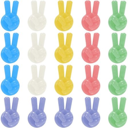 42-pakning Selvklebende Veggkroker for Hjem og Kontor, Kabelklemmer, Kabelorganisator, Kabelryddige Klemmer for Hjem, Kontor, Bil, Gaveidé