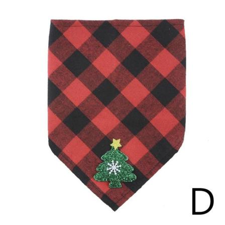 Lbaby Christmas Dog Bandana Pet Triangel Träduk Justerbar Was