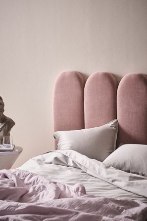 Jotex - Sengegavl 120 Cm Rosa - MIAMI - Kjøp Sengegavler hos Jotex