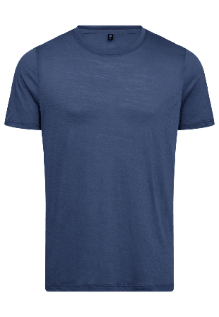 JBS of Denmark Ekologisk Ull, T-shirt, Navy Underlinnen & t-shirts Herr Blå S