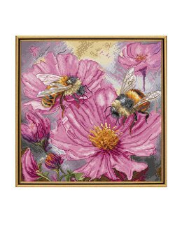 Broderikit Billede Honning blomser - LetiStitch