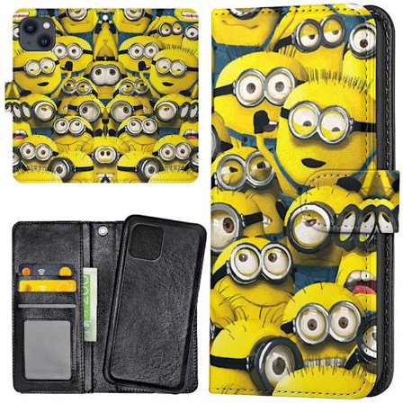 iPhone 15 - Lommebok Deksel Minions