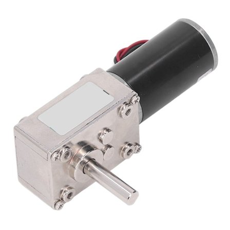 Mikro DC-girmotor med selvlåsende justerbar hastighet, slitesterk snekkegirmotor DC24V 18W 0-5 Rpm
