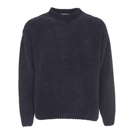 Bonsai, Round-neck Knitwear Zwart, Heren, Maat:L