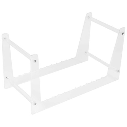 Klar Vinyl Plate Stativ Holder For Skrivebord Album Lagring, Akryl Vinyl Plate Hylle Display 50