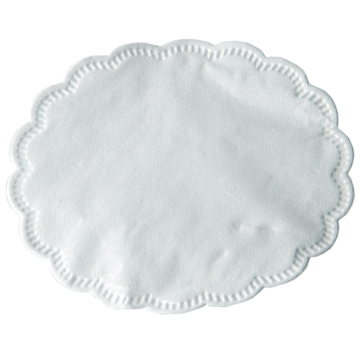 KOPPUNDERLAG HVIT 9CM