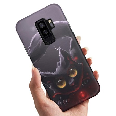 Samsung Galaxy S9 Plus - Skal/Mobilskal Svart Katt