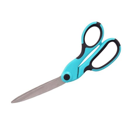 1 kpl sakset, yleissakset terävällä ruostumattomasta teräksestä valmistetulla terällä