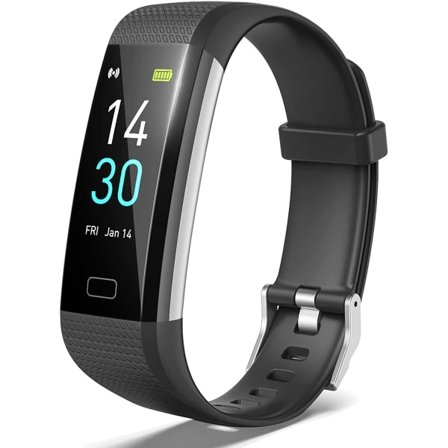 IC Fitness Tracker med pulsmåler, Aktivitetsklokke Vanntett med tilkoblet GPS, 16 sportsmoduser Helse.