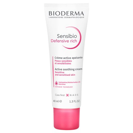 BIODERMA Sensibio Defensive Rich Crema attiva lenitiva - Texture ricca 40ml - Tratt.viso 24 ore lenitiva