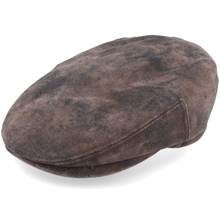 Stetson - Kent Ef Pigskin Brown Earflap Flatcap Flatcap Brown Cap - @ Hatstore