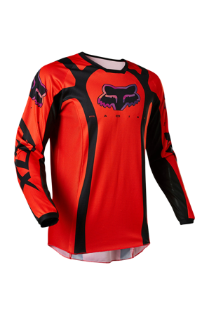 Maglia Cross FOX Racing 180 VENZ Rosso Fluo 2XL