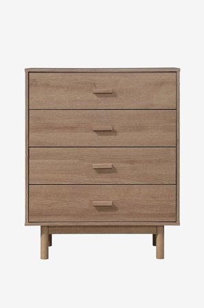 Loft24 - Byrå 4 lådor Melanie - Brun - Byråar - Från Homeroom