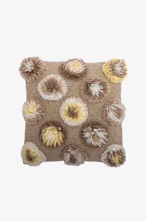 Bloomingville - Somma Pude - Gul - Pyntepuder & pudebetræk - Fra Homeroom