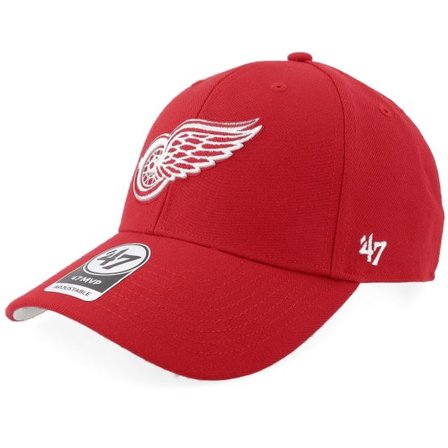 47 Brand - NHL Röd adjustable Keps - Detroit Red Wings Mvp Red/White Adjustable @ Hatstore
