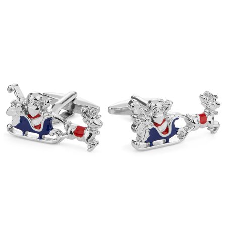 Spinki do mankietów ze motywem Bożego Narodzenia dla mężczyzn