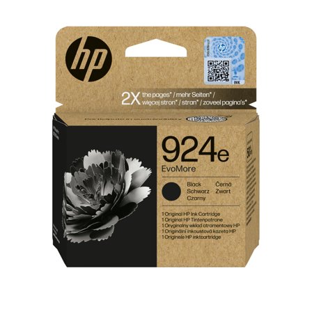 HP HP/Ink924e EvoMore BK Original Ink Ca
