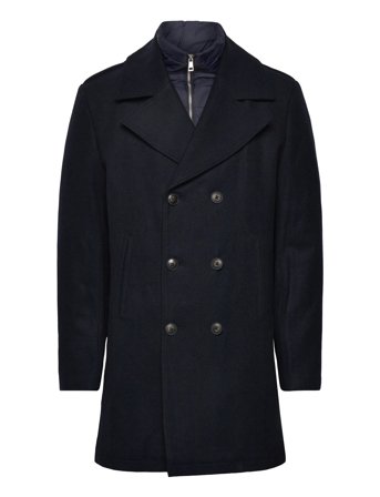 Bs Nelson Slim Fit Coat Navy Bruun & Stengade