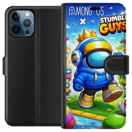 Kompatibelt Plånboksfodral till Apple iPhone 12 Pro Max Crowned Space Runner