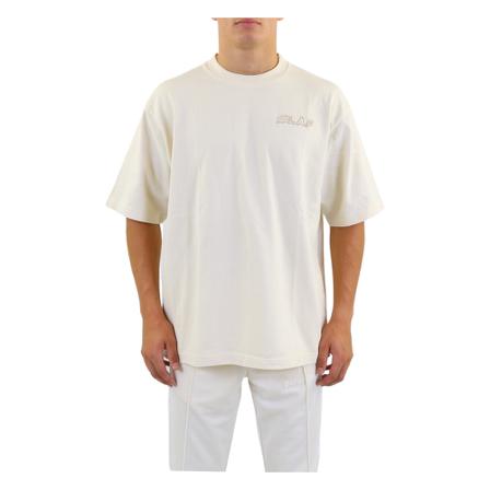 Olaf Hussein T-shirt vit, Herr, Herr, Storlek: L