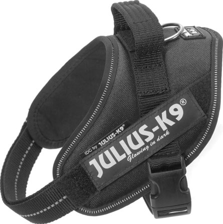 Julius-K9 Idc Harness Mini Dog Harnesses & Dog Collars Black Mini