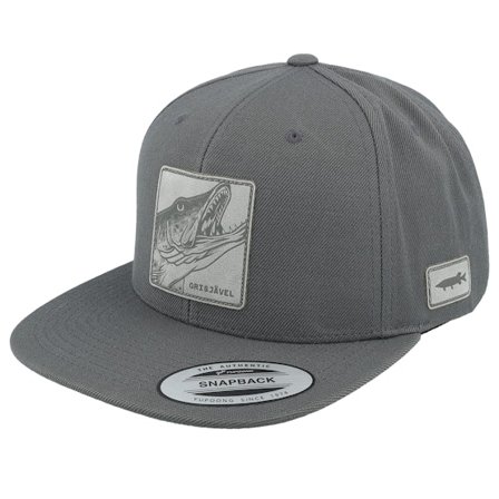 Skillfish - Grijs snapback Cap - Grisjävel Laser Classic Dark Grey Snapback @ Hatstore