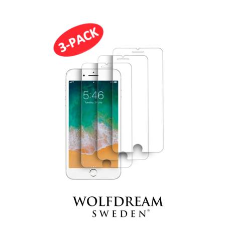 3pack Skärmskydd I 9h Premium Härdat Glas Till Iphone 7/8plus