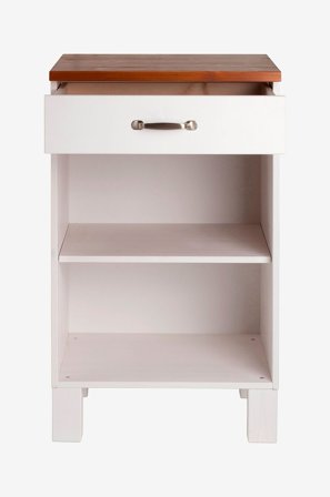 Loft24 - Skab Alby 1 skuffe - Hvid - Skabe - Fra Homeroom