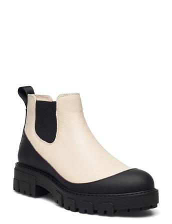Axel Lowchbootie-C Shoes Boots Ankle Boots Ankle Boot - Flat Monivärinen/Kuvioitu HUGO