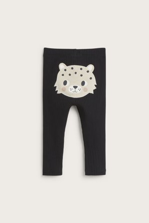 Kappahl | Leggingsit, joissa on applikointi | Musta
