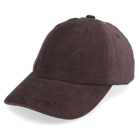 Dedicated - Brun unconstructed Keps - Soft Cap Slussen Corduroy Base Coffee Brown Dad Cap @ Hatstore