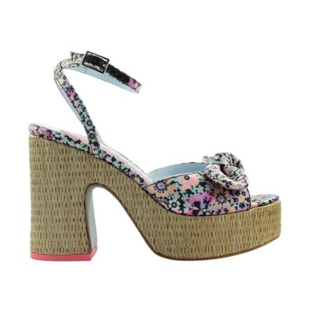 Chiara Ferragni Collection, Flower Garden Sandals Roze, Dames, Maat:40 EU,Zilver