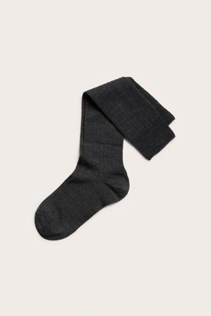 Knestrømper i ullblanding | Gråmelert | Dame | Kappahl