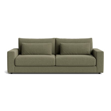 Sevilla 3 personers sofa - Nordic Grøn - 238x108x85 - Sofa, 3 personers sofa