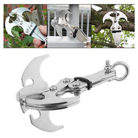 Folding Gravity Hook Udendørs Foldbar Grappling Hook Klatring Karabinhage