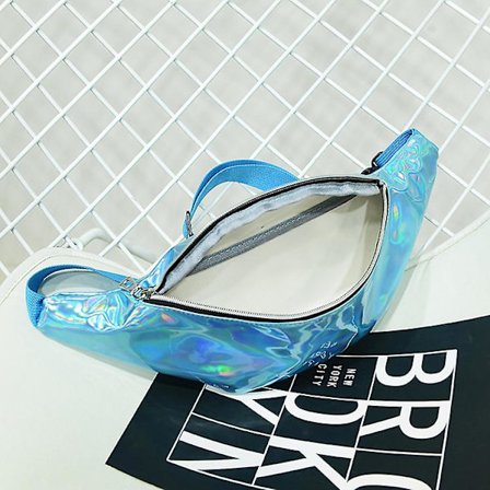 Laser färgglad vattentät Neon Resevandring utomhus bröstväska